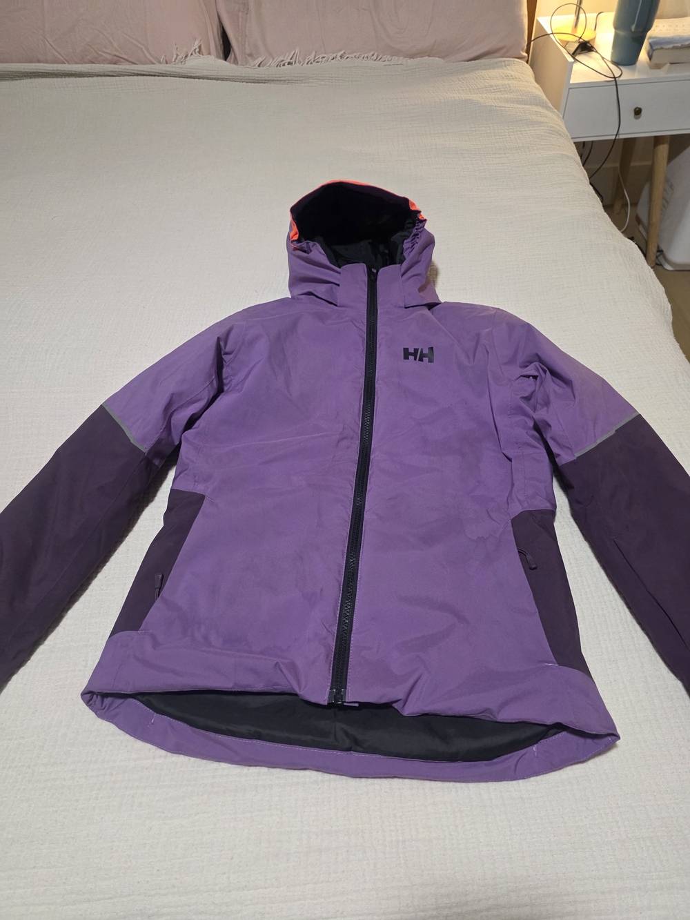 Helly Hansen Purple Hooded Ski Jacket